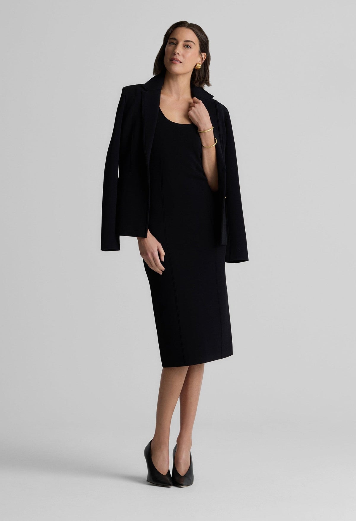 Lynn Dress In Santa Roma Knit