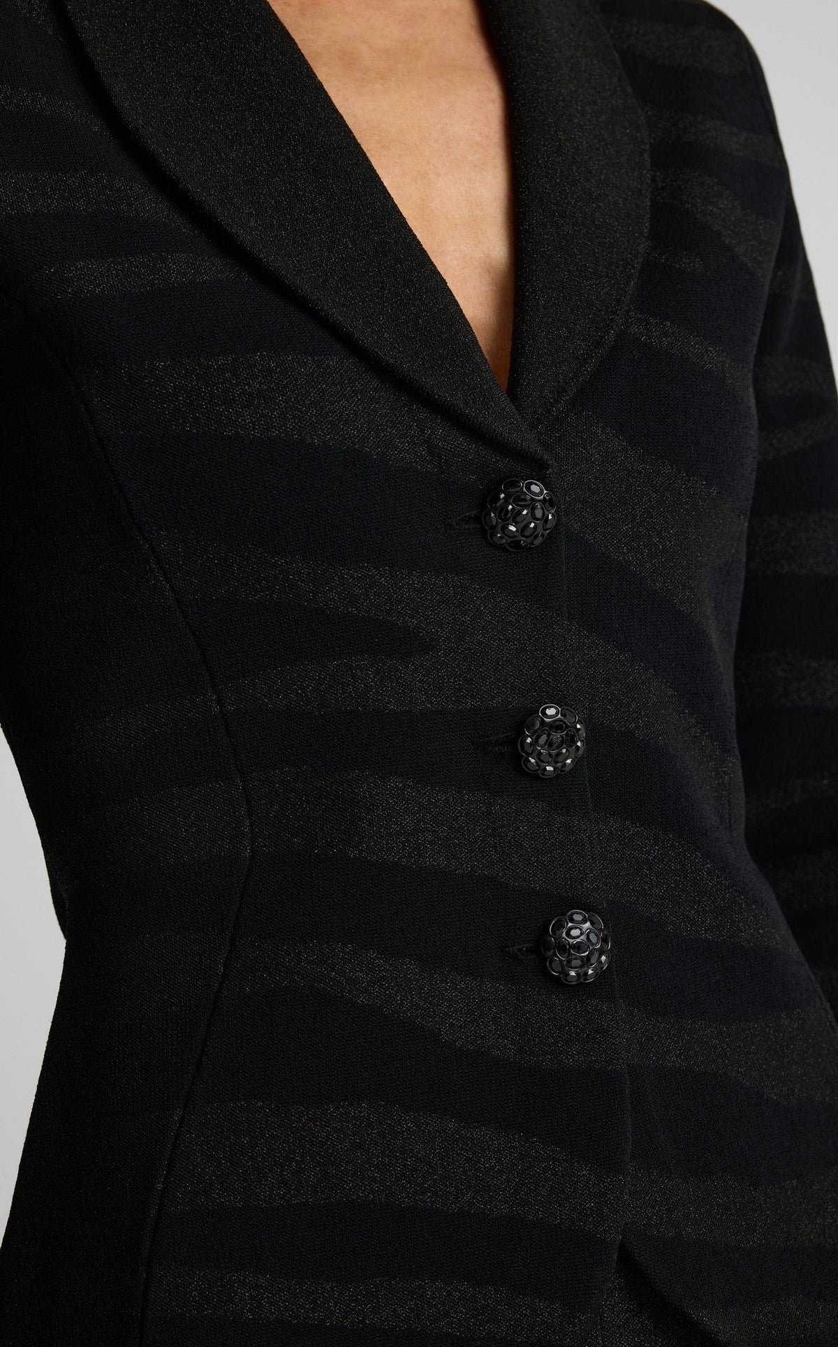 Tatum Jacket In Zebra Santa Roma Knit