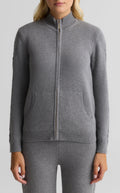 Cotton Cashmere Zip Jacket