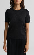 Metallic Knit Top