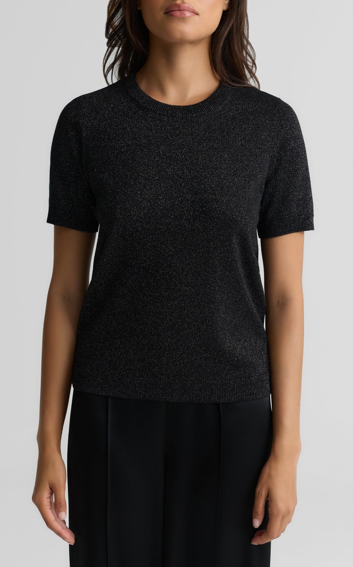 Metallic Knit Top