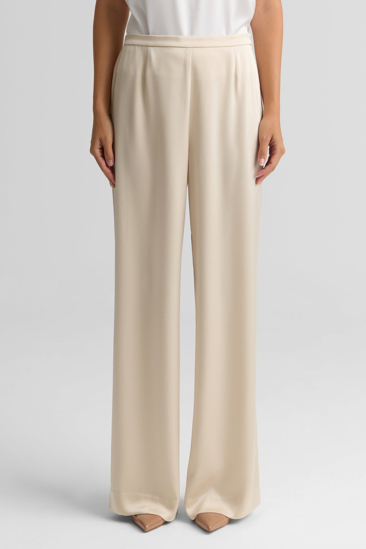 Elastic Back Waistband Pant