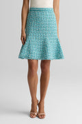 Tweed Godet Skirt