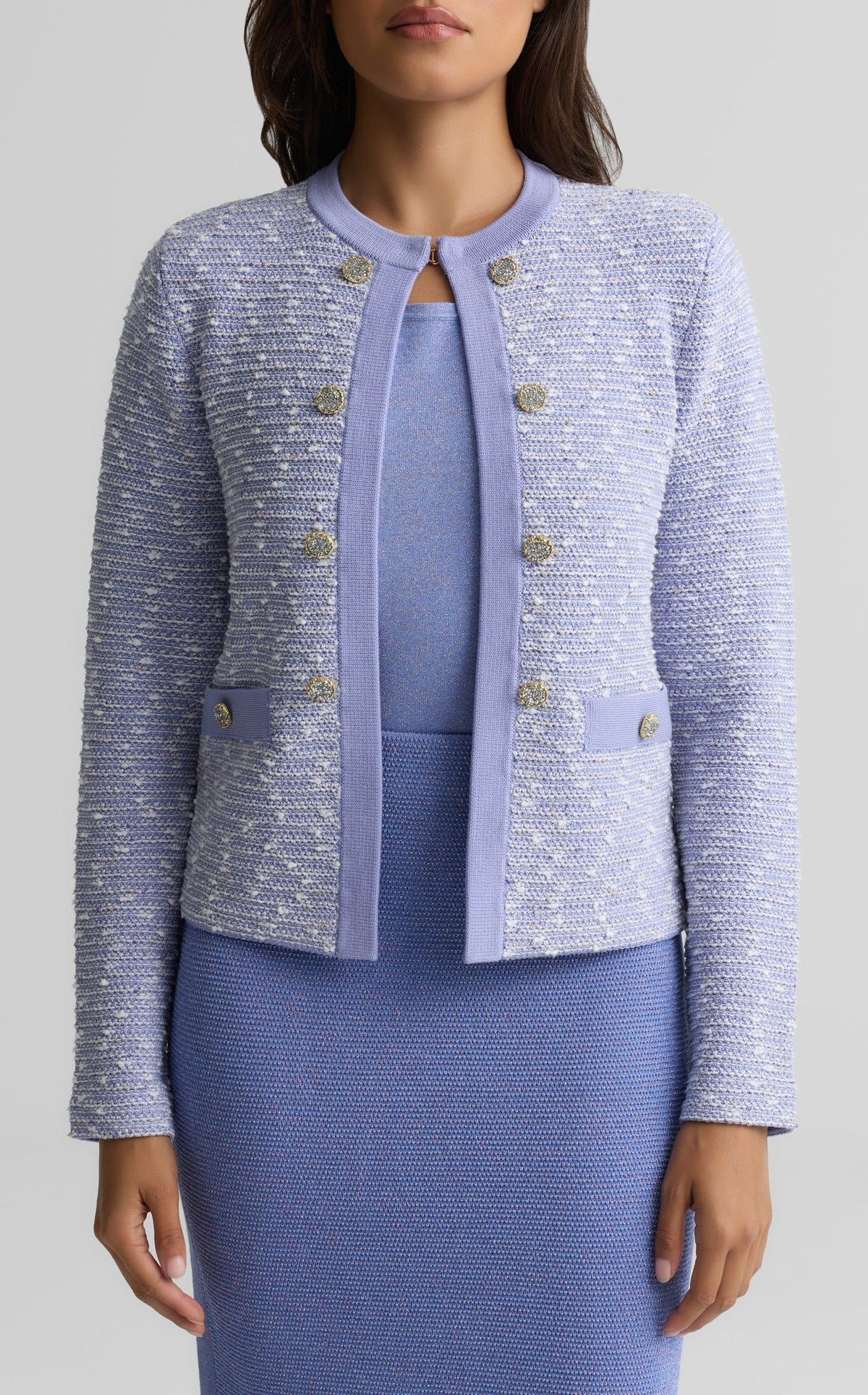 Metallic Donna Tweed Jacket