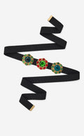 Choker with Cabochons & Crystals