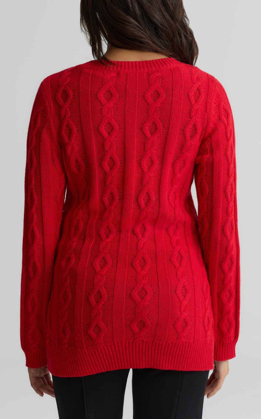 Cotton Cashmere Cable Knit Sweater
