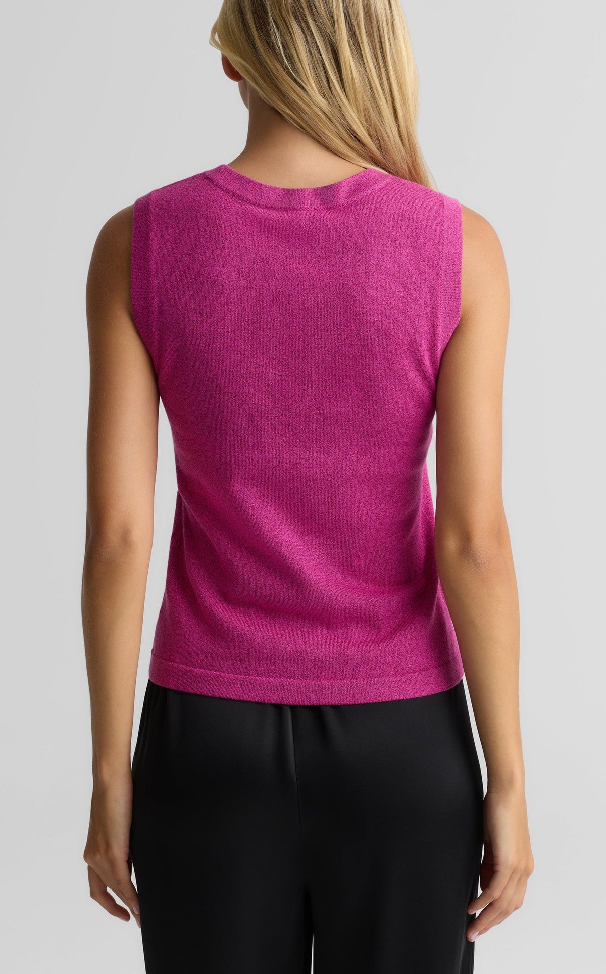 Metallic Knit Shell
