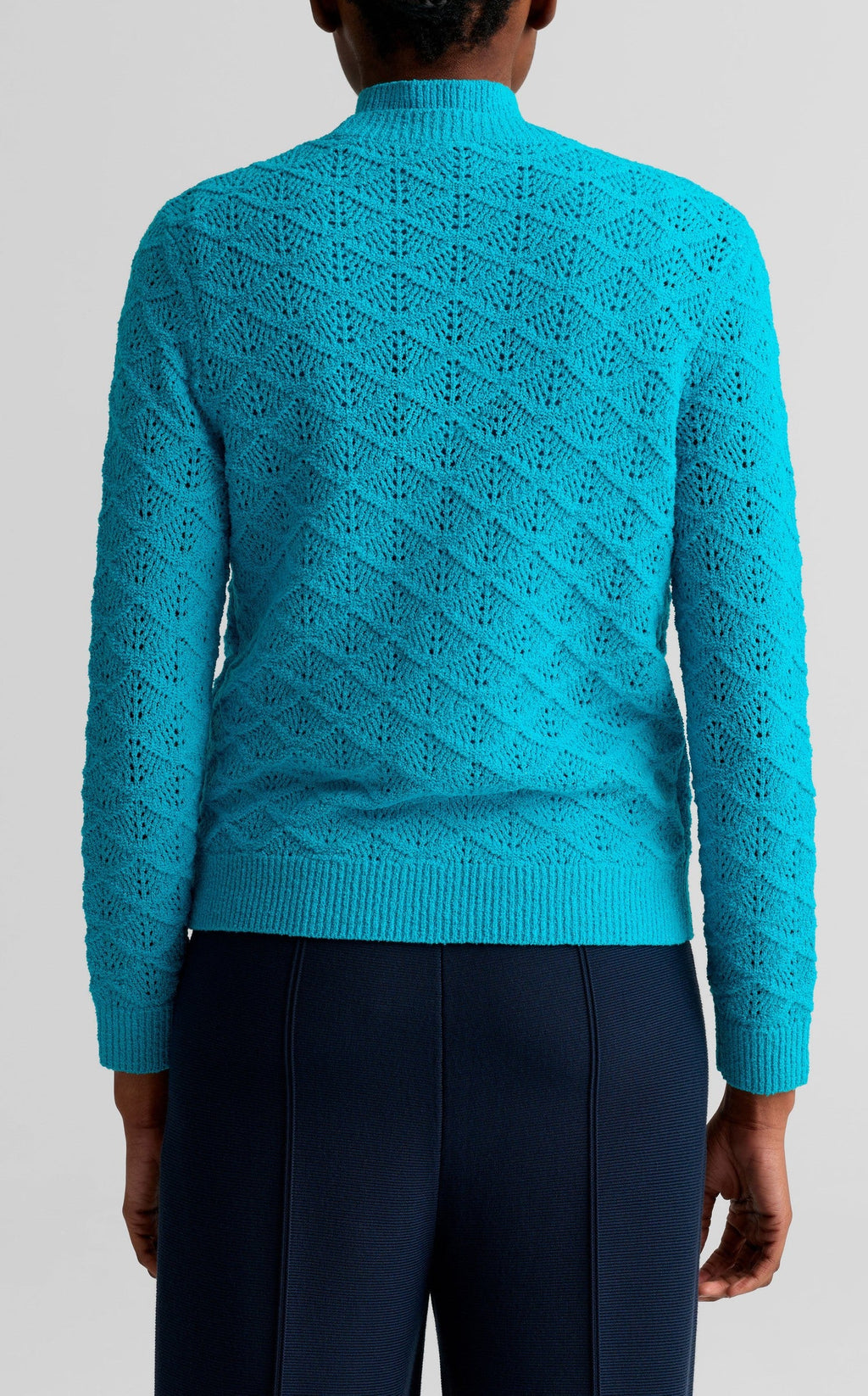 Pointelle V-Neck Cardigan