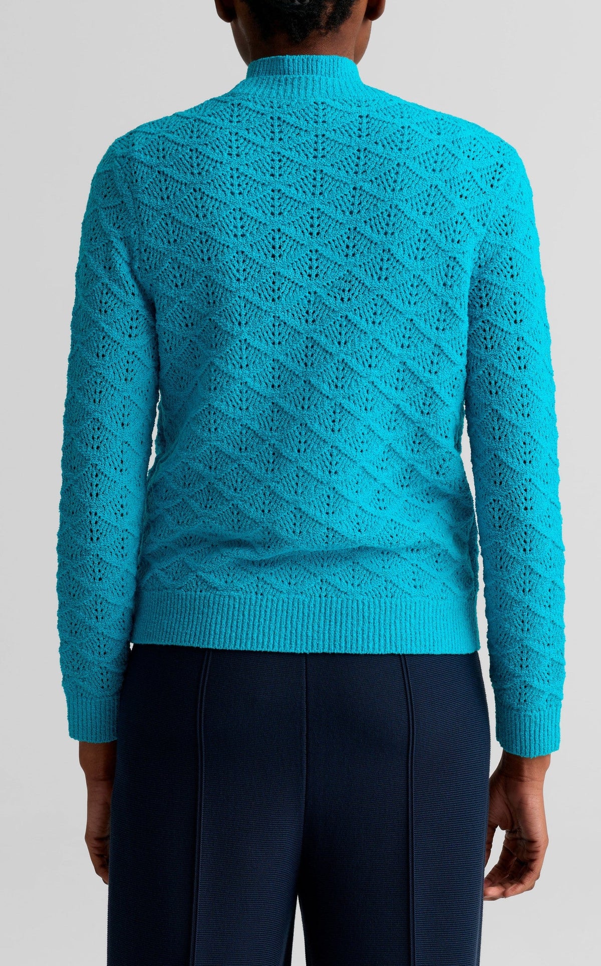 Pointelle V-Neck Cardigan