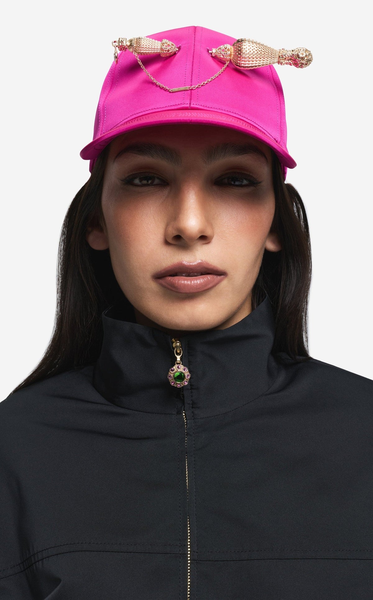 Hat in Duchesse Satin