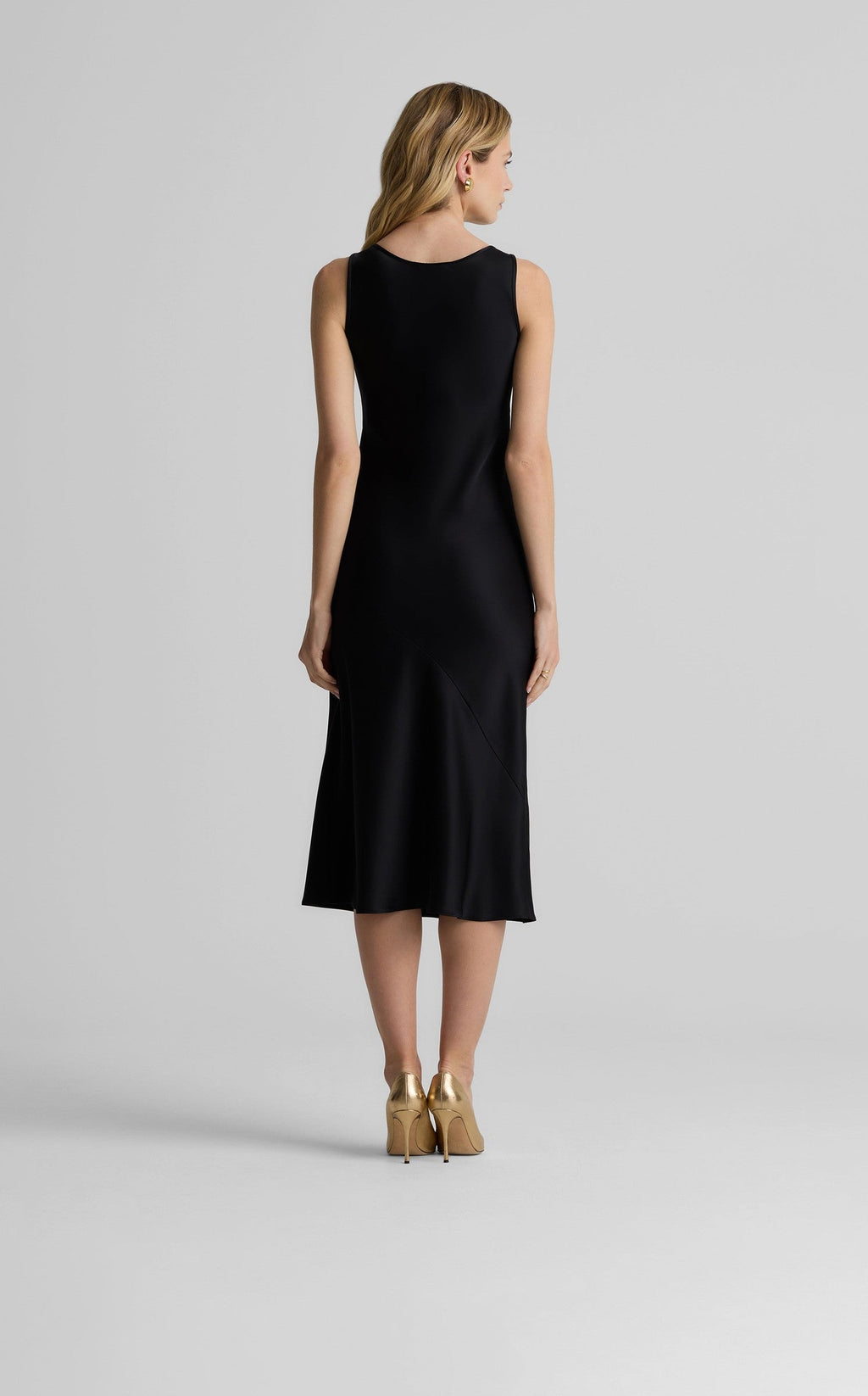Sara Dress in Liquid Satin