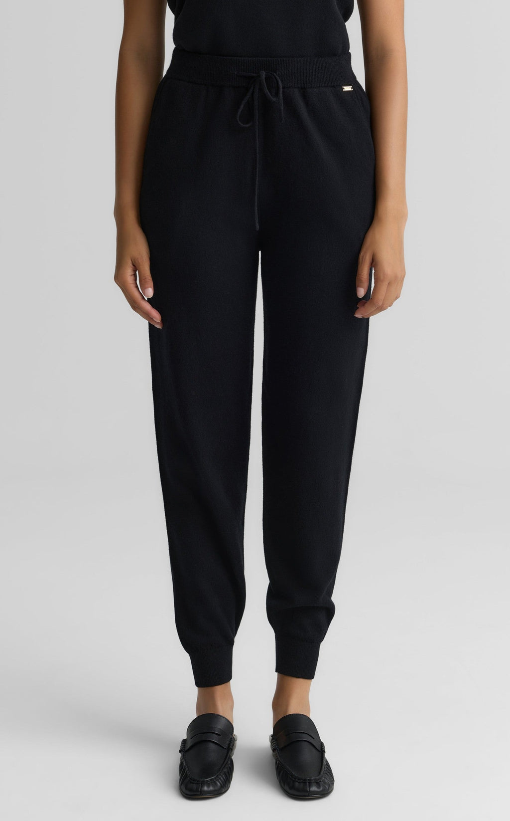 Cotton Cashmere Knit Joggers
