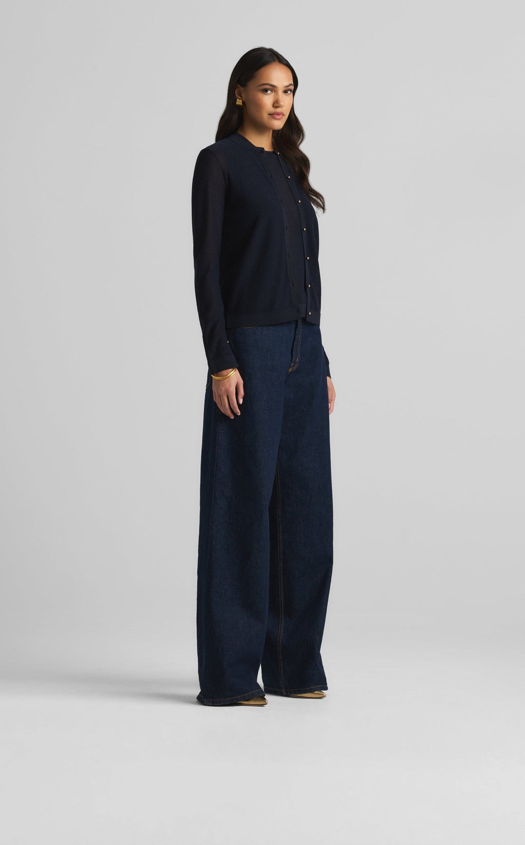 Fine Lurex Cardigan