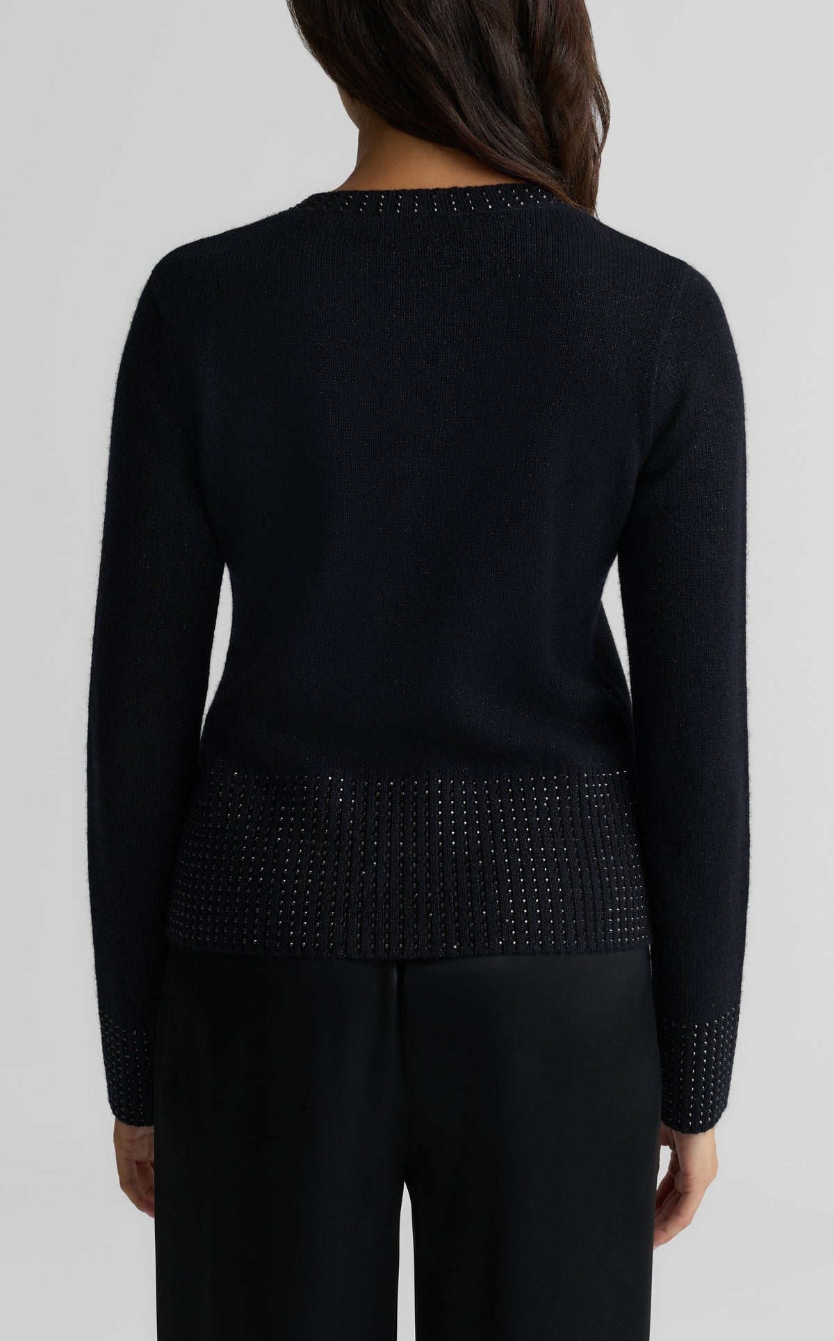Embellished Crew Neck Sweater