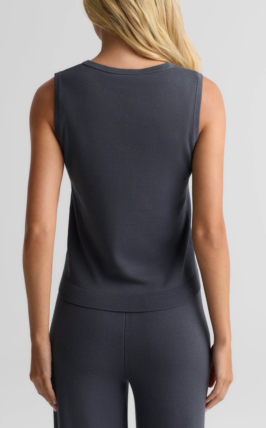 V-Neck Knit Shell