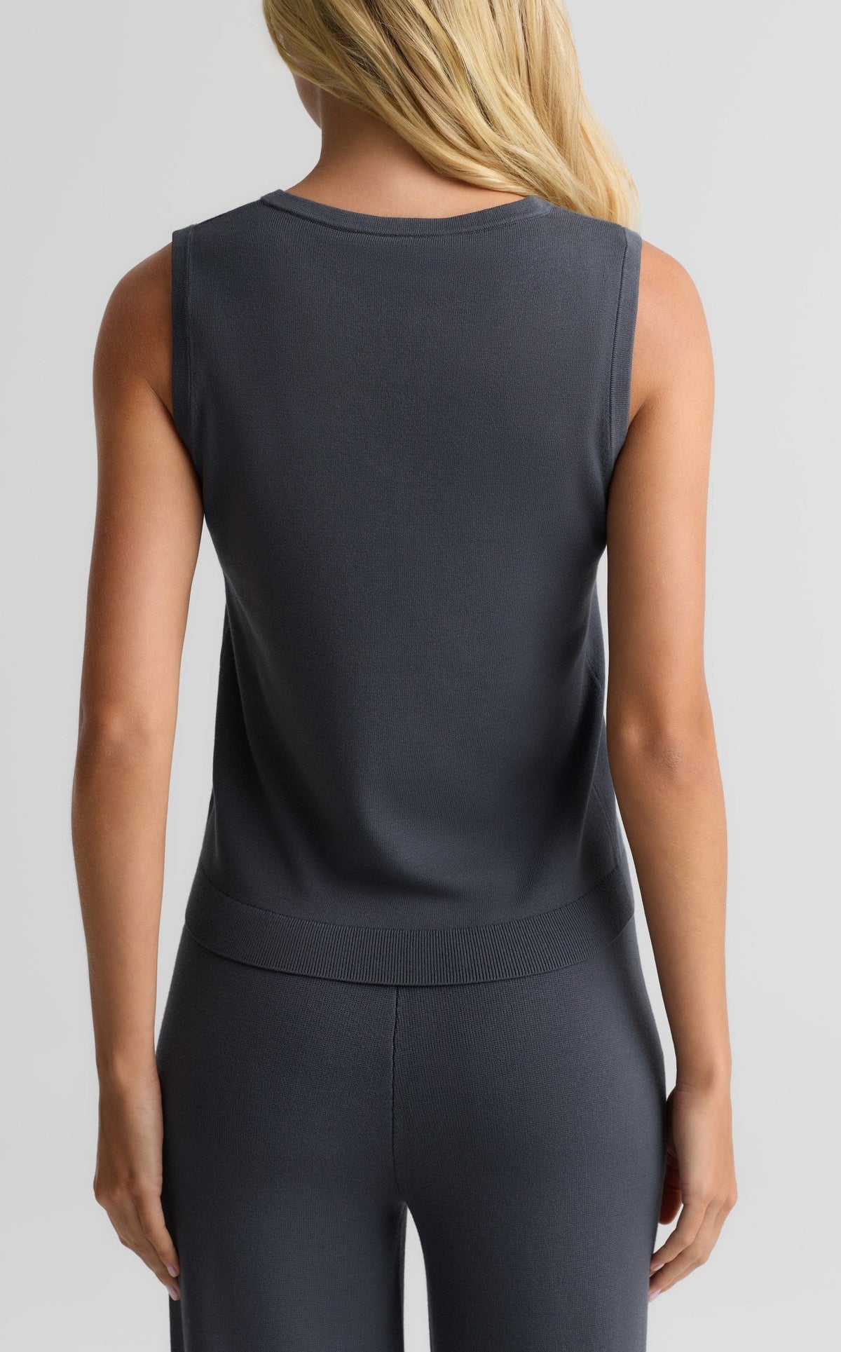 V-Neck Knit Shell