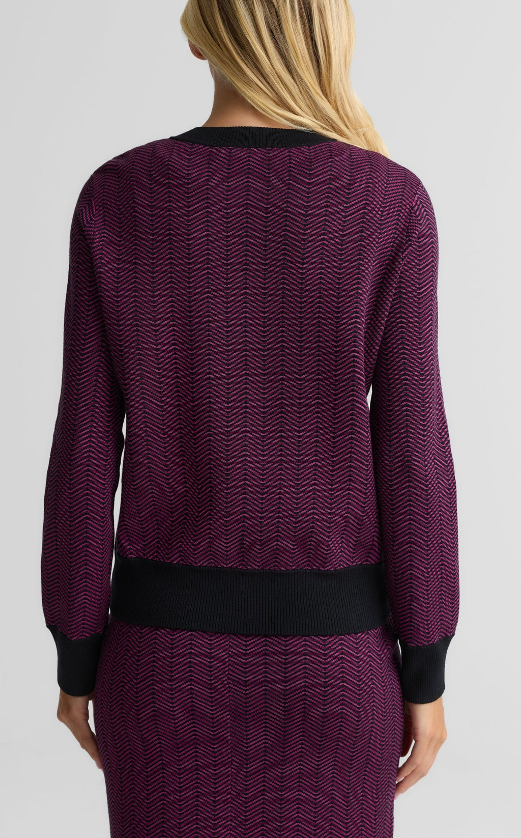 Herringbone Tweed Bomber Jacket