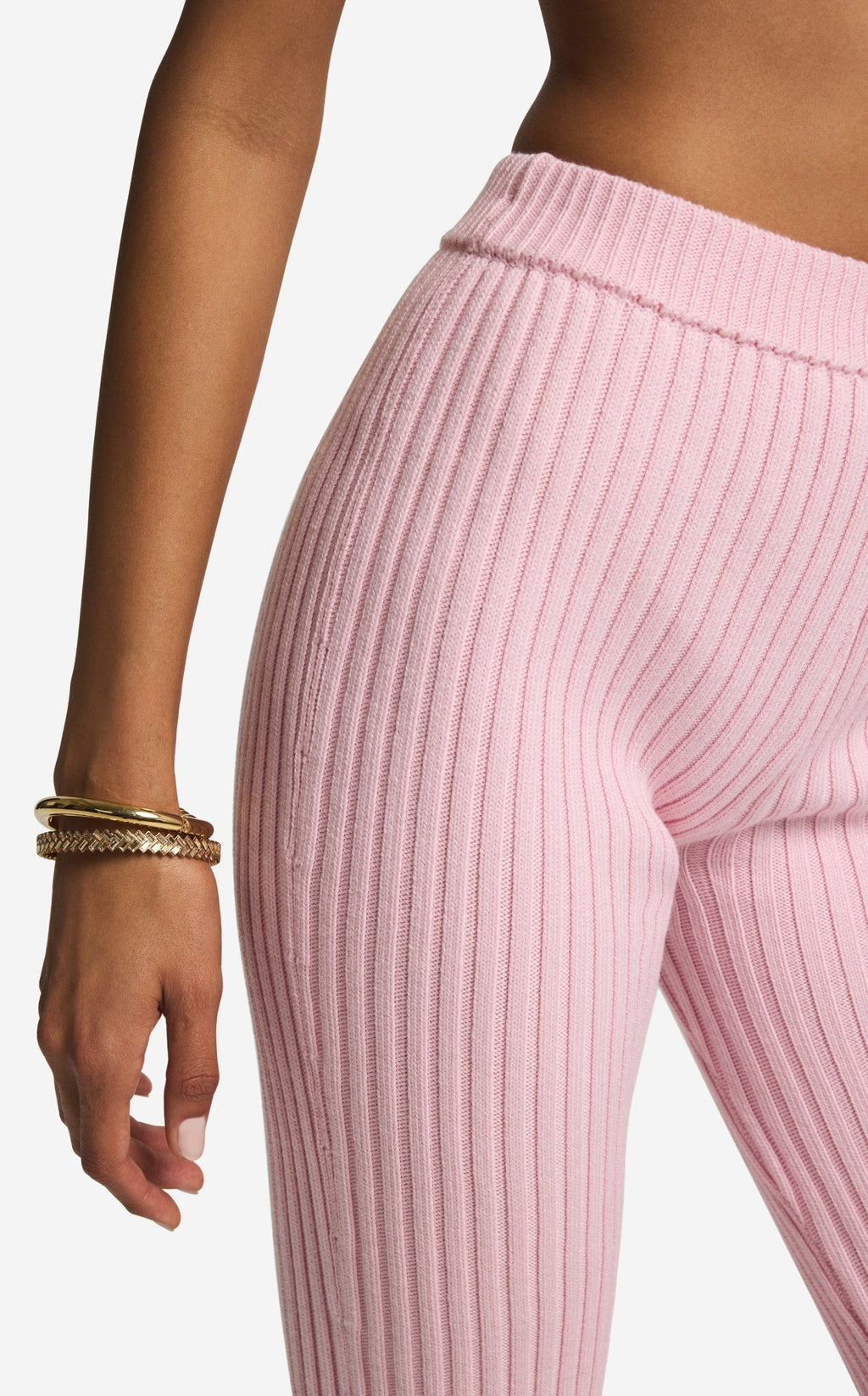 Pant in Ribbed Knit