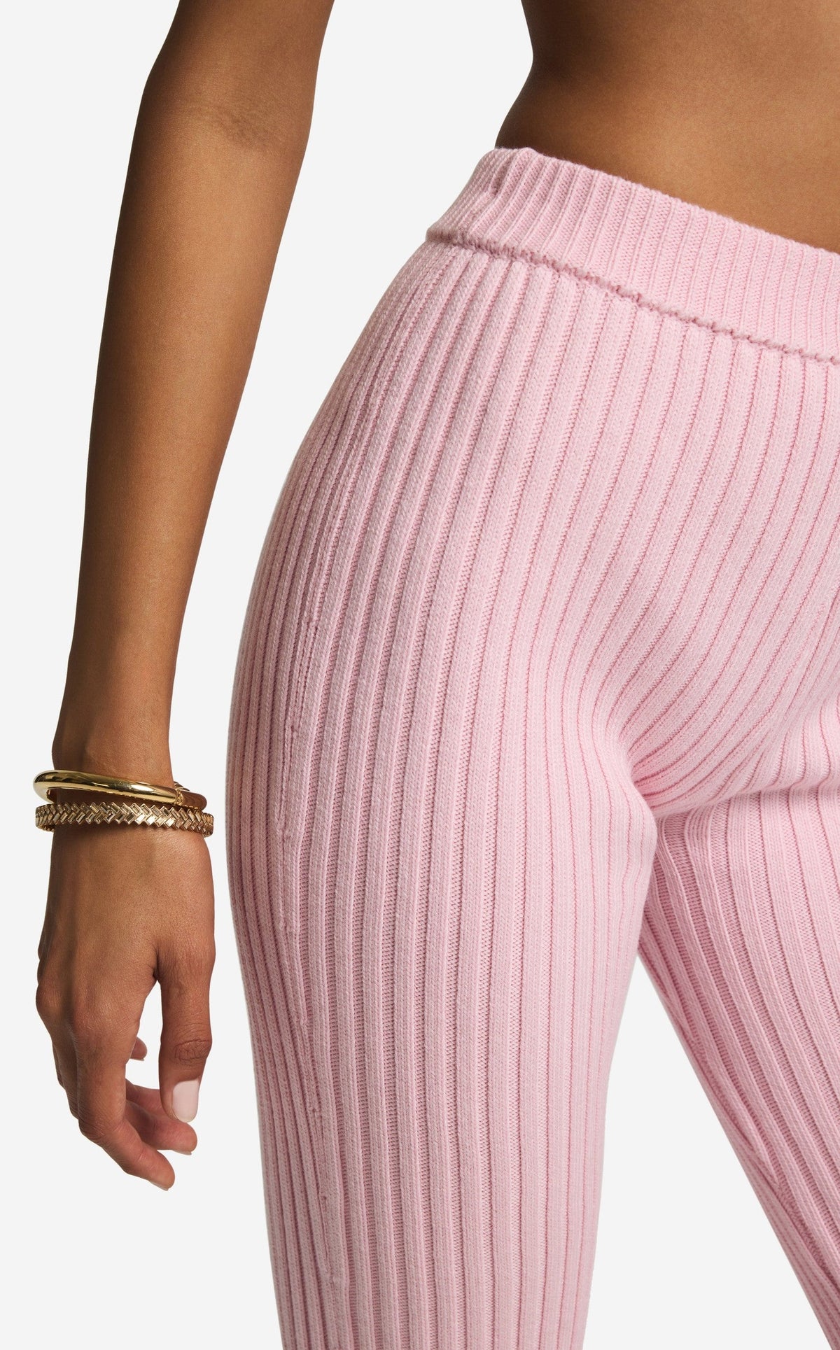 Pant in Ribbed Knit