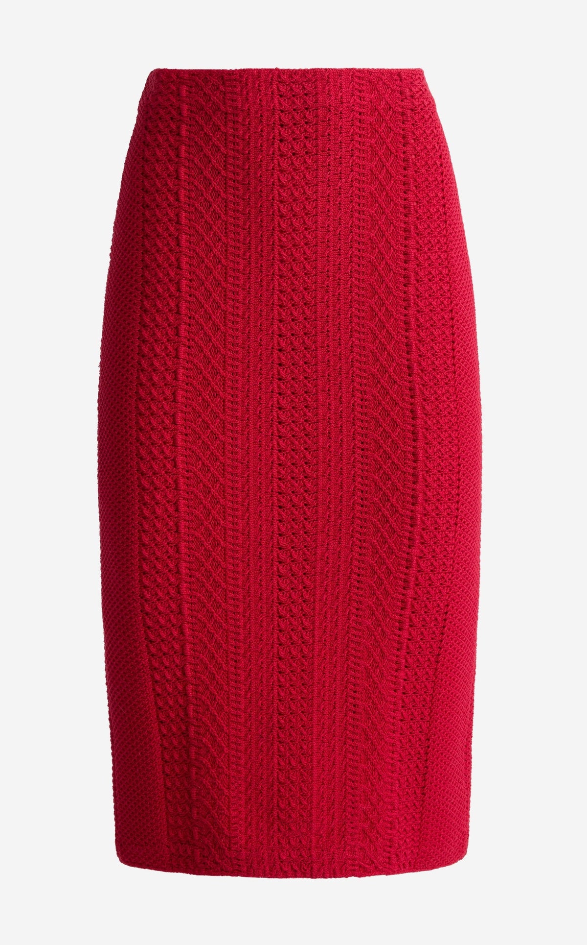 Margot Skirt In Cotton Crochet Knit