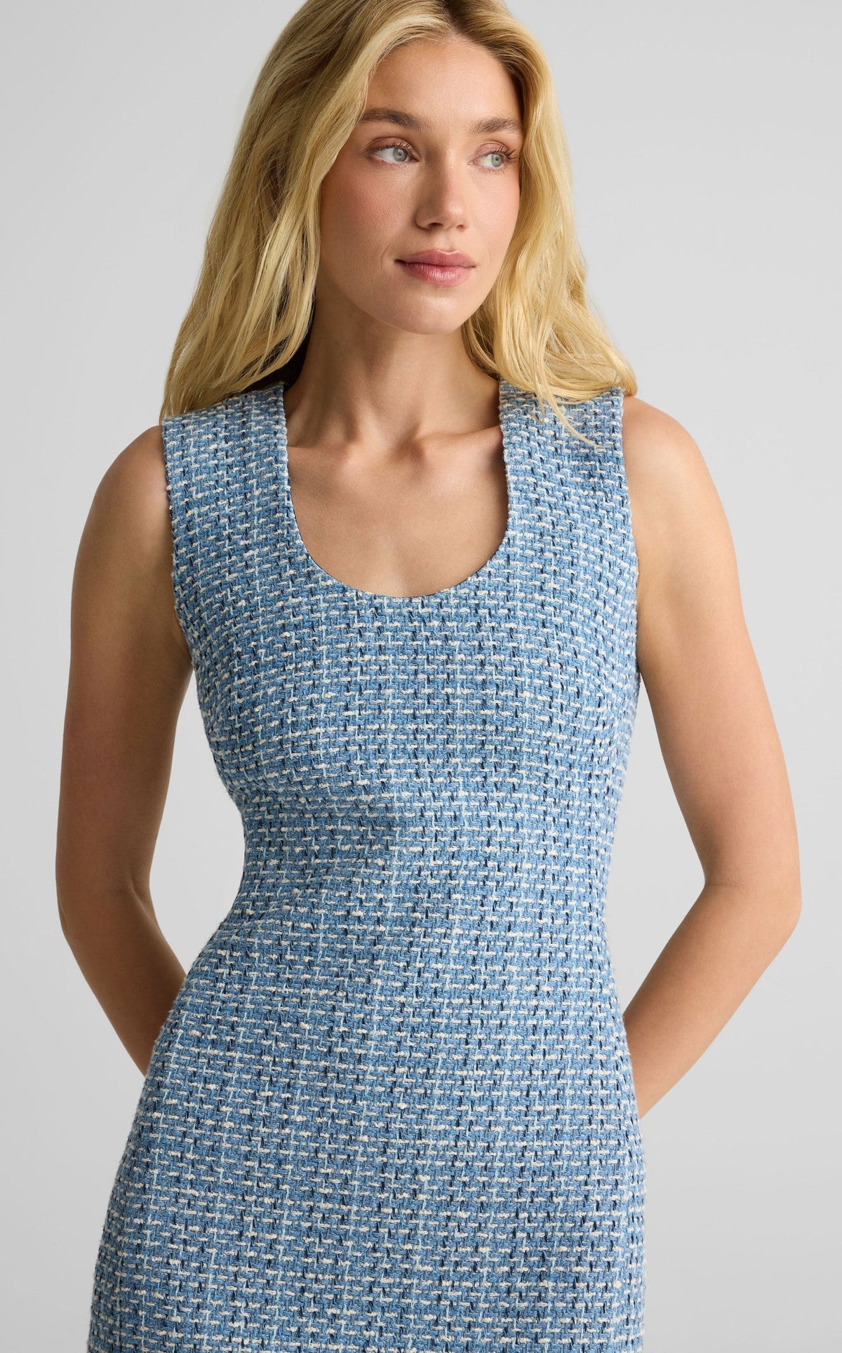 Dress In Vilette Tweed