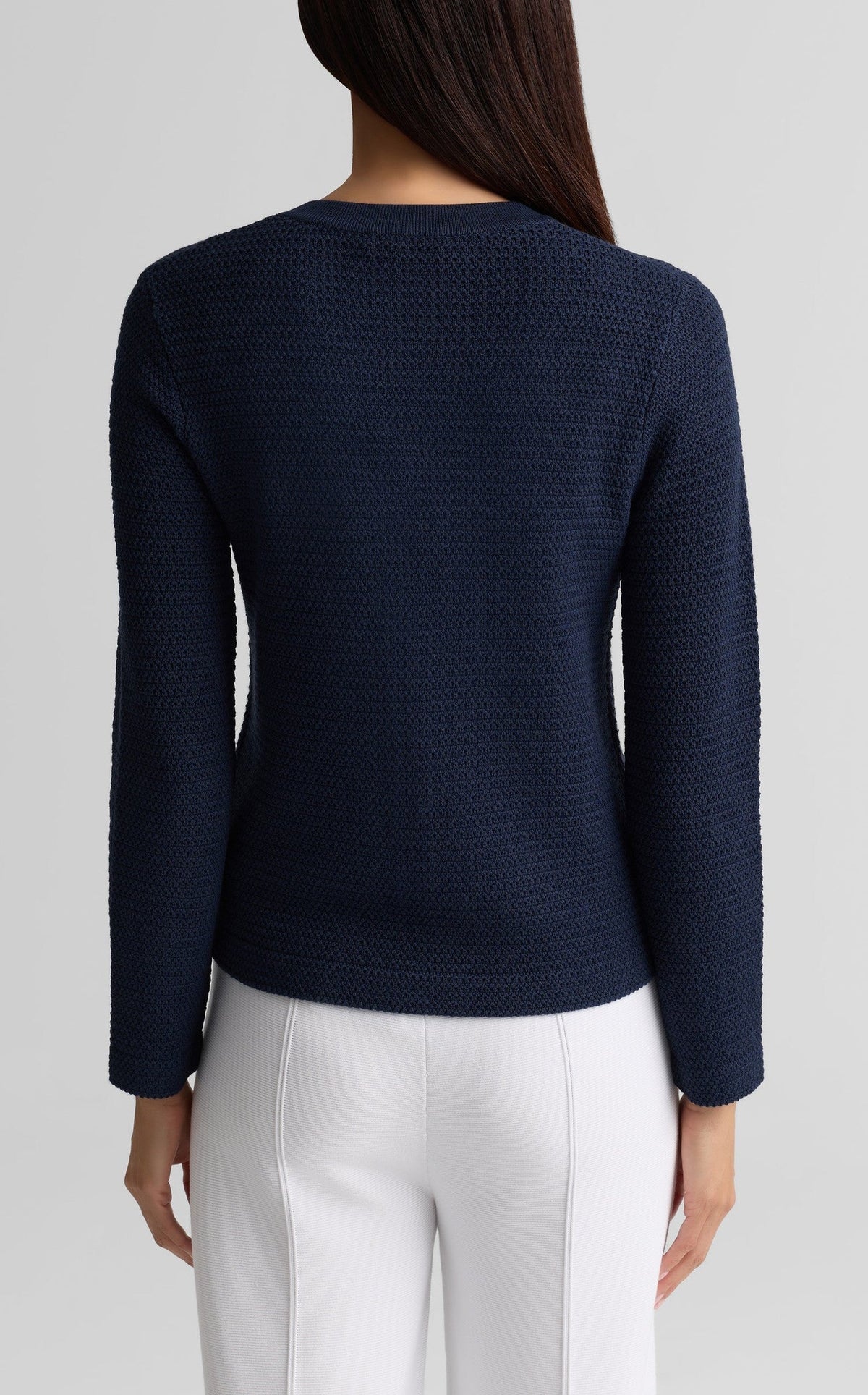 Textured V-Neck Cardigan