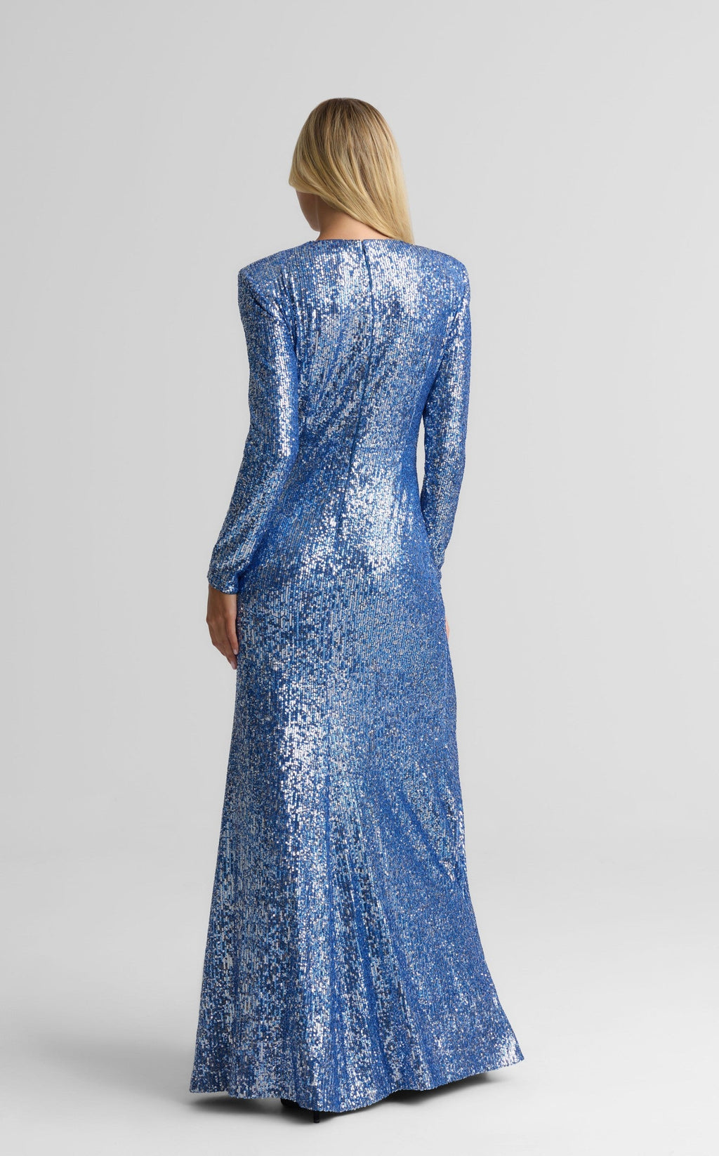 Gown In Stretch Paillettes
