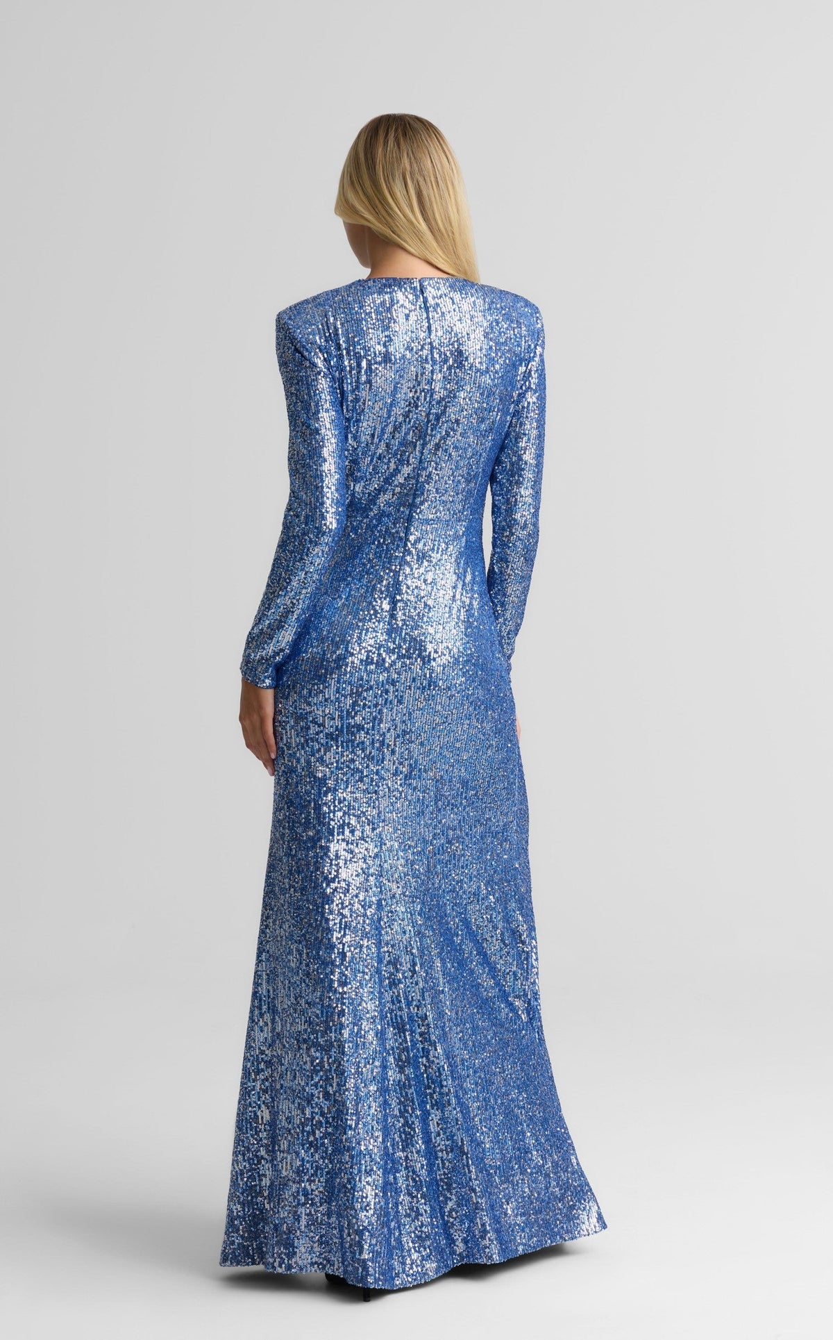 Gown In Stretch Paillettes