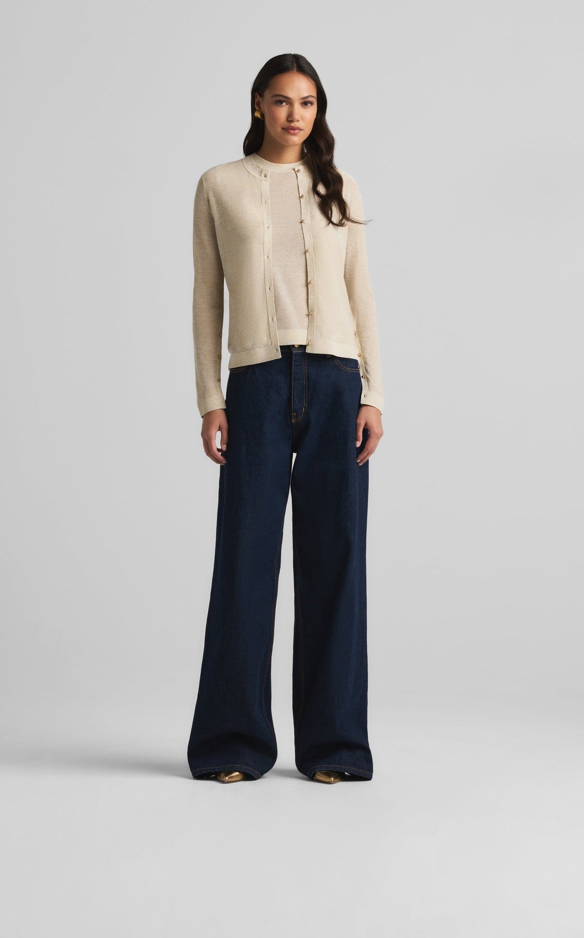 Fine Lurex Cardigan