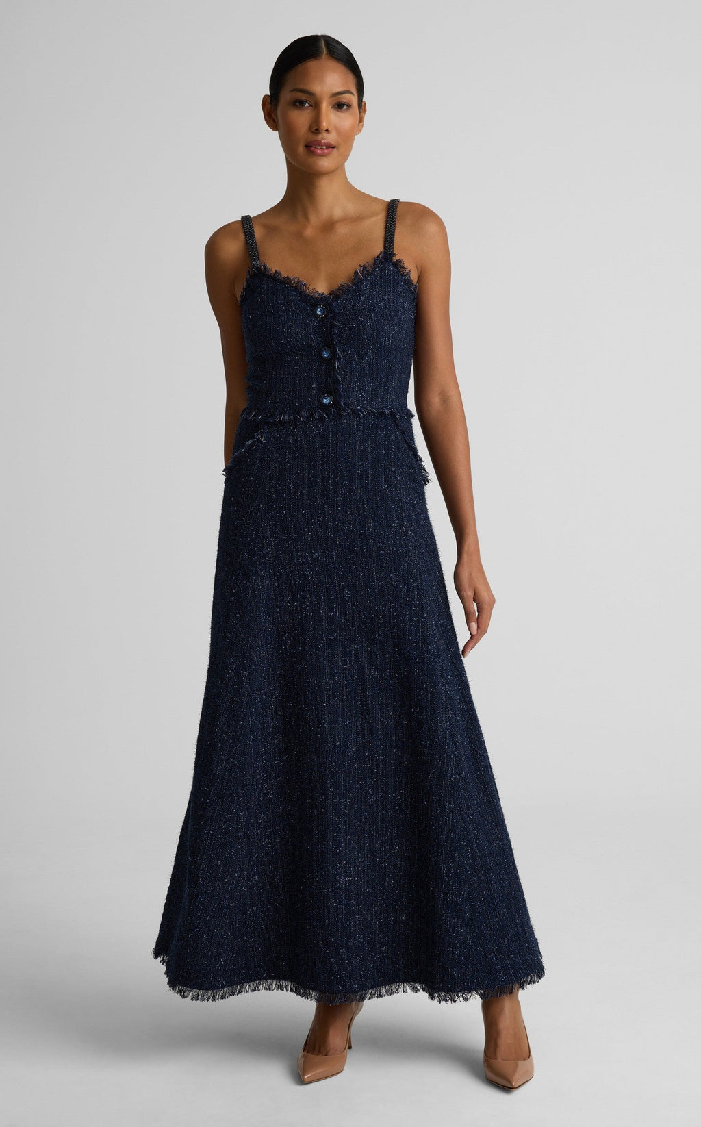 Sarahi Dress In Starlight Tweed