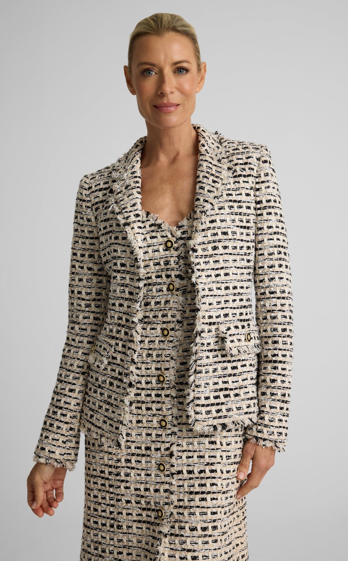 Claudine Jacket In Charleston Tweed