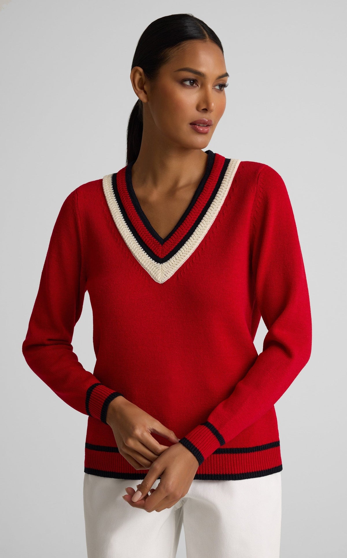 Veda Sweater In Legacy Crepe Knit