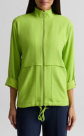 Mock Neck Utility Jacket