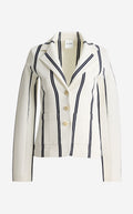 Carter Jacket In Roma Crepe Knit