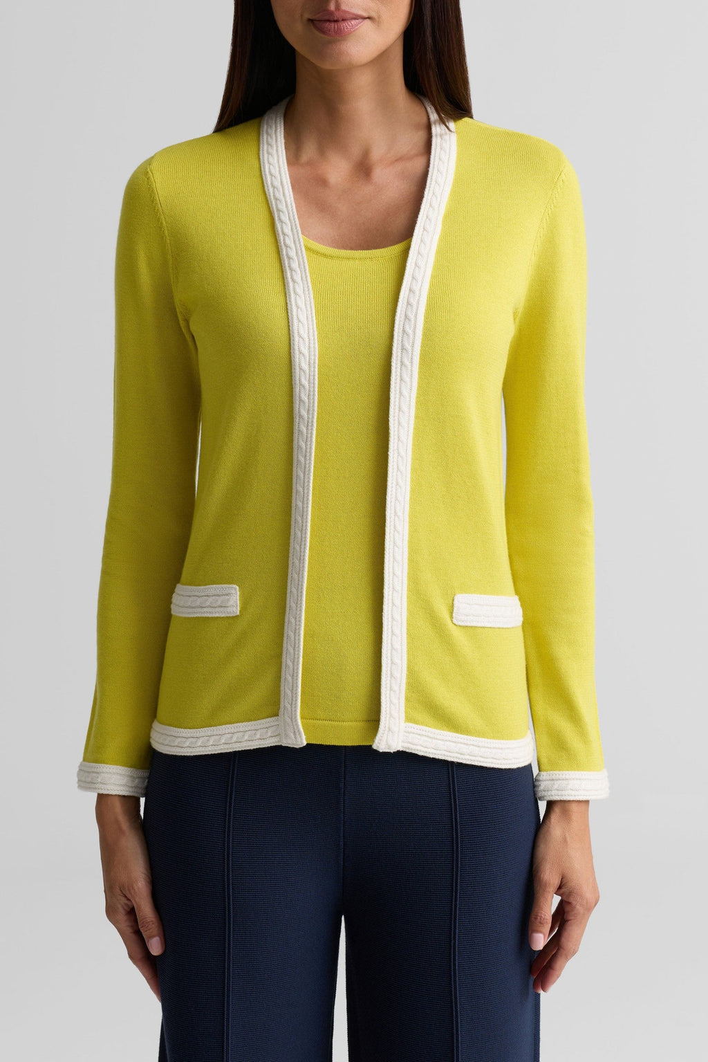 Cashmere Blend Tank Cardigan