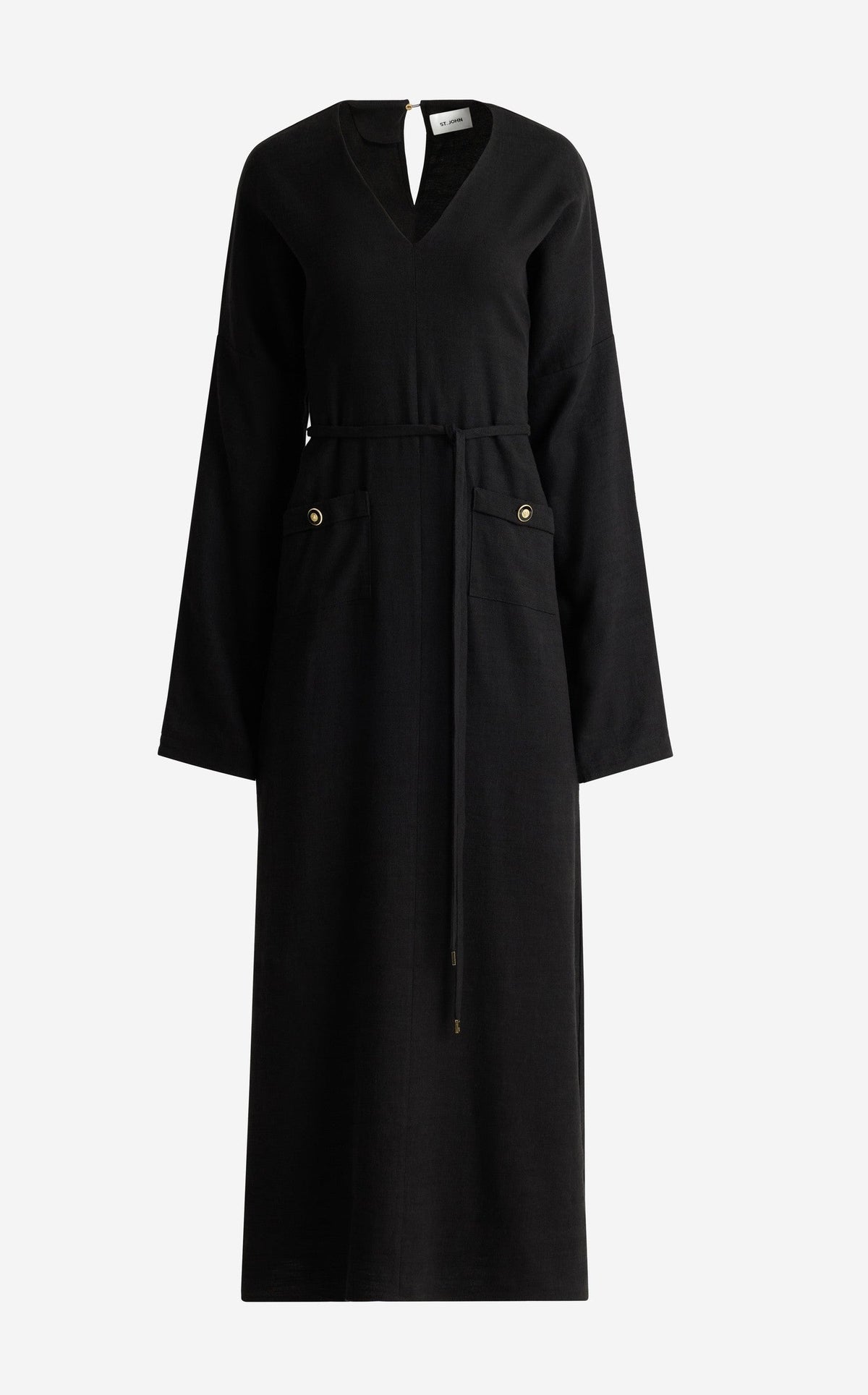 Virginia Dress In Stretch Linen Twill