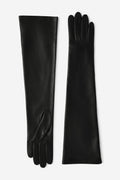 Long Leather Gloves With Cashmere Lining