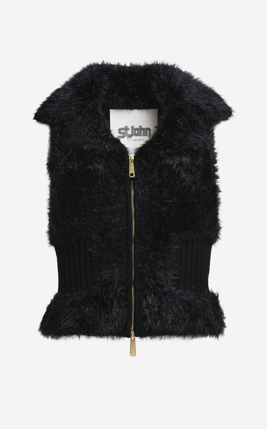 Vest in Knit Fur