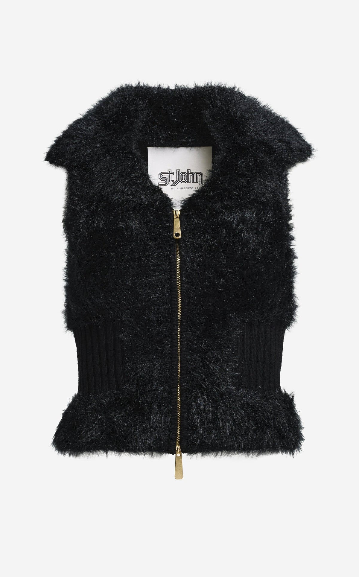 Vest in Knit Fur