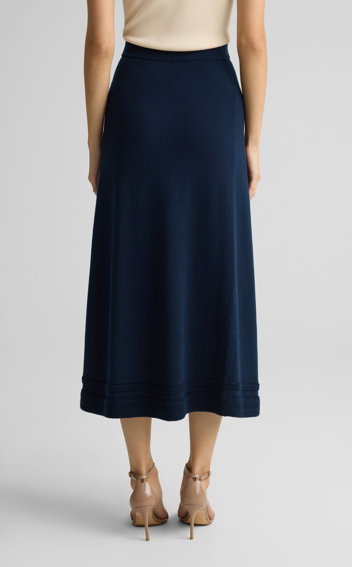 Skirt In Legacy Crepe Knit