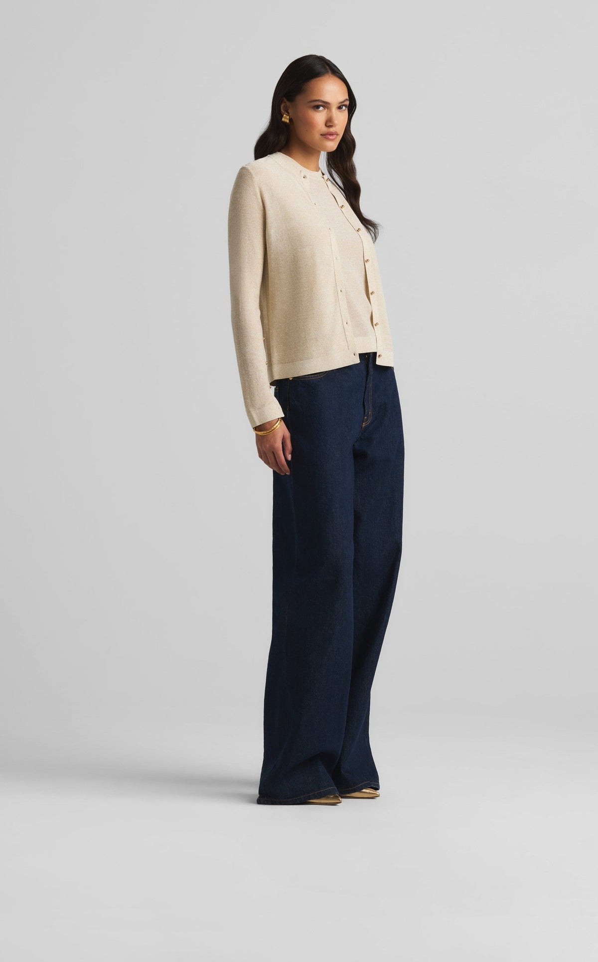 Fine Lurex Cardigan