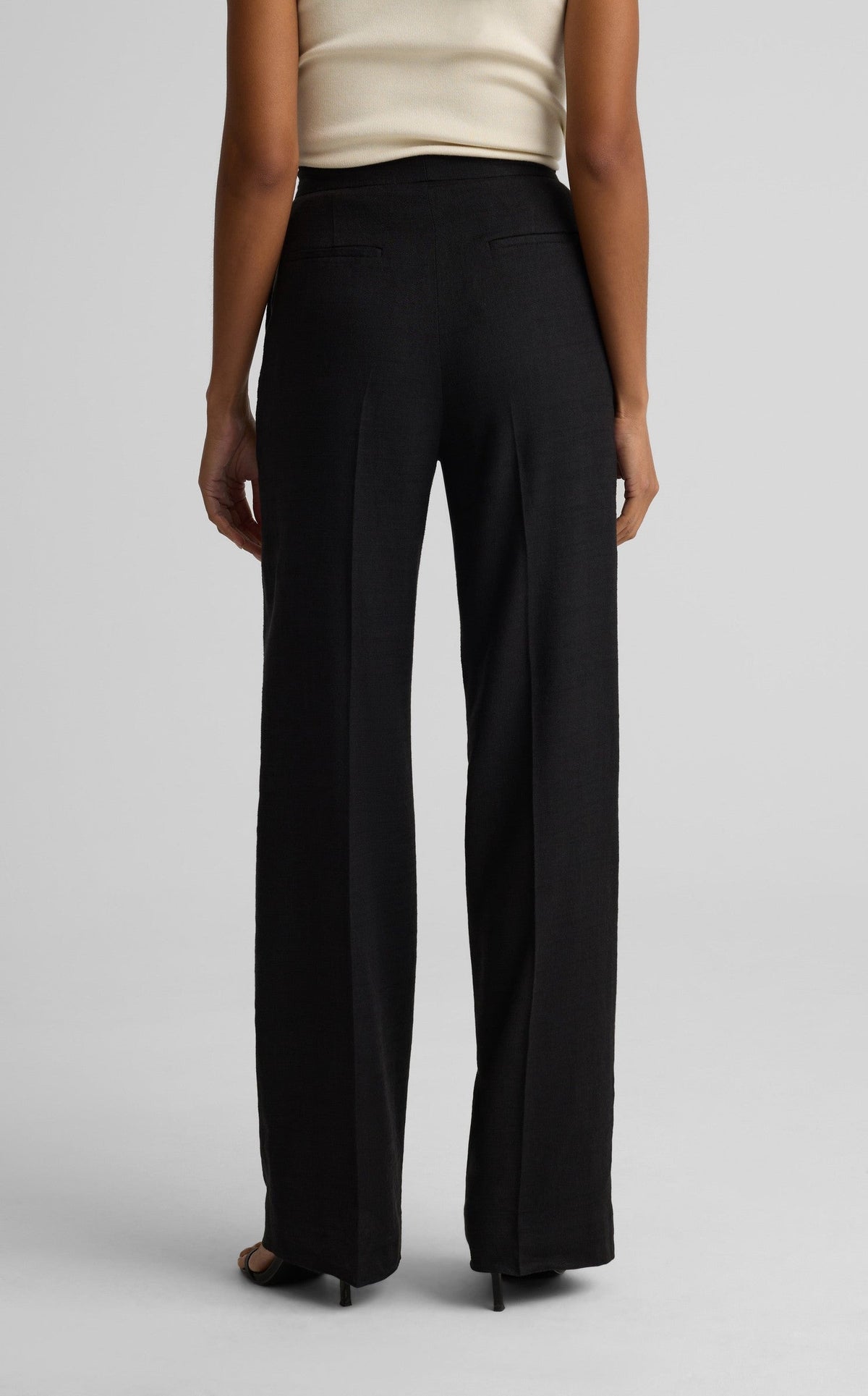 Maddie Pant In Stretch Linen Twill
