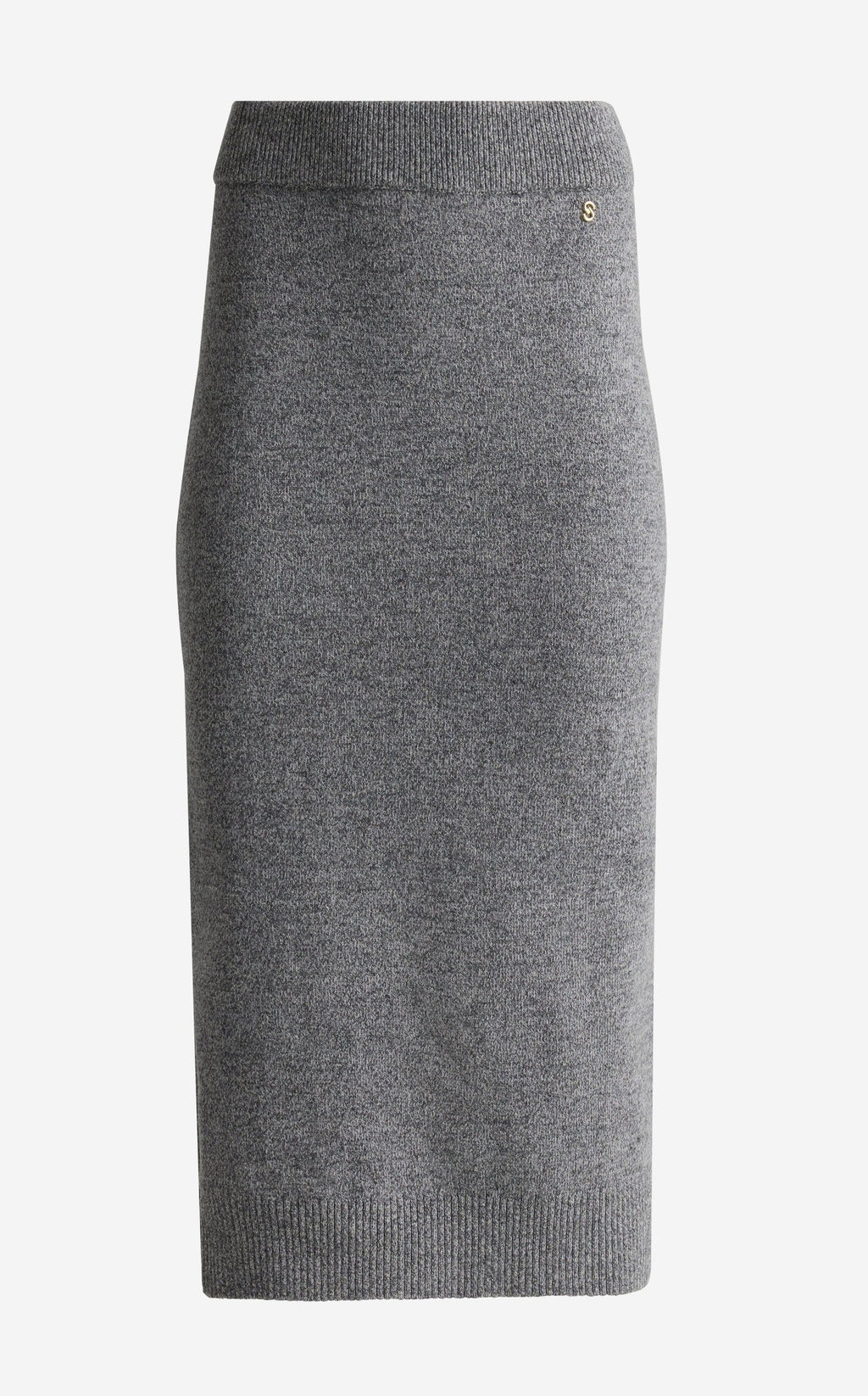 Skirt In Wool Mouliné Knit