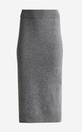 Skirt In Wool Mouliné Knit