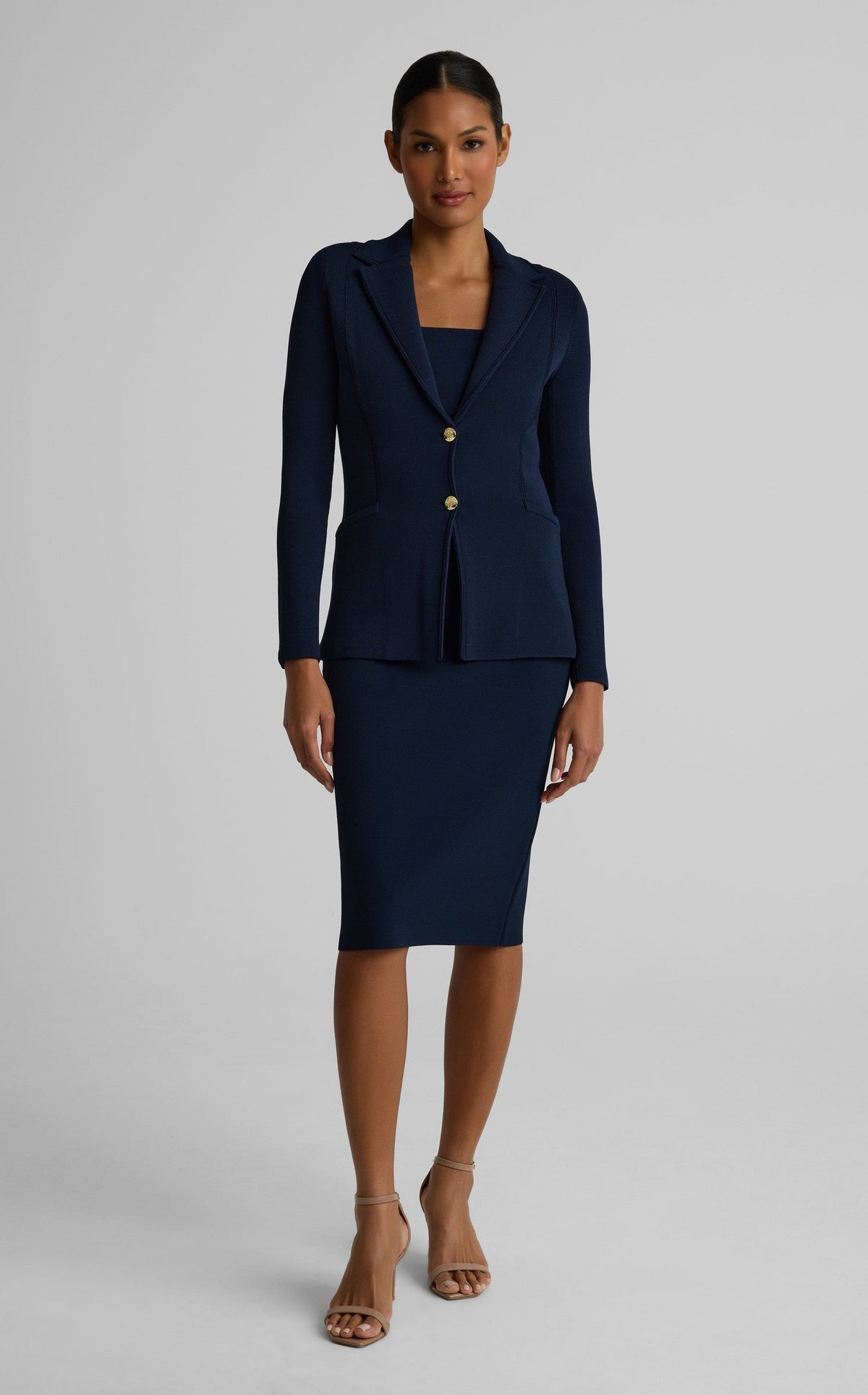Erin Jacket In Santa Roma Knit