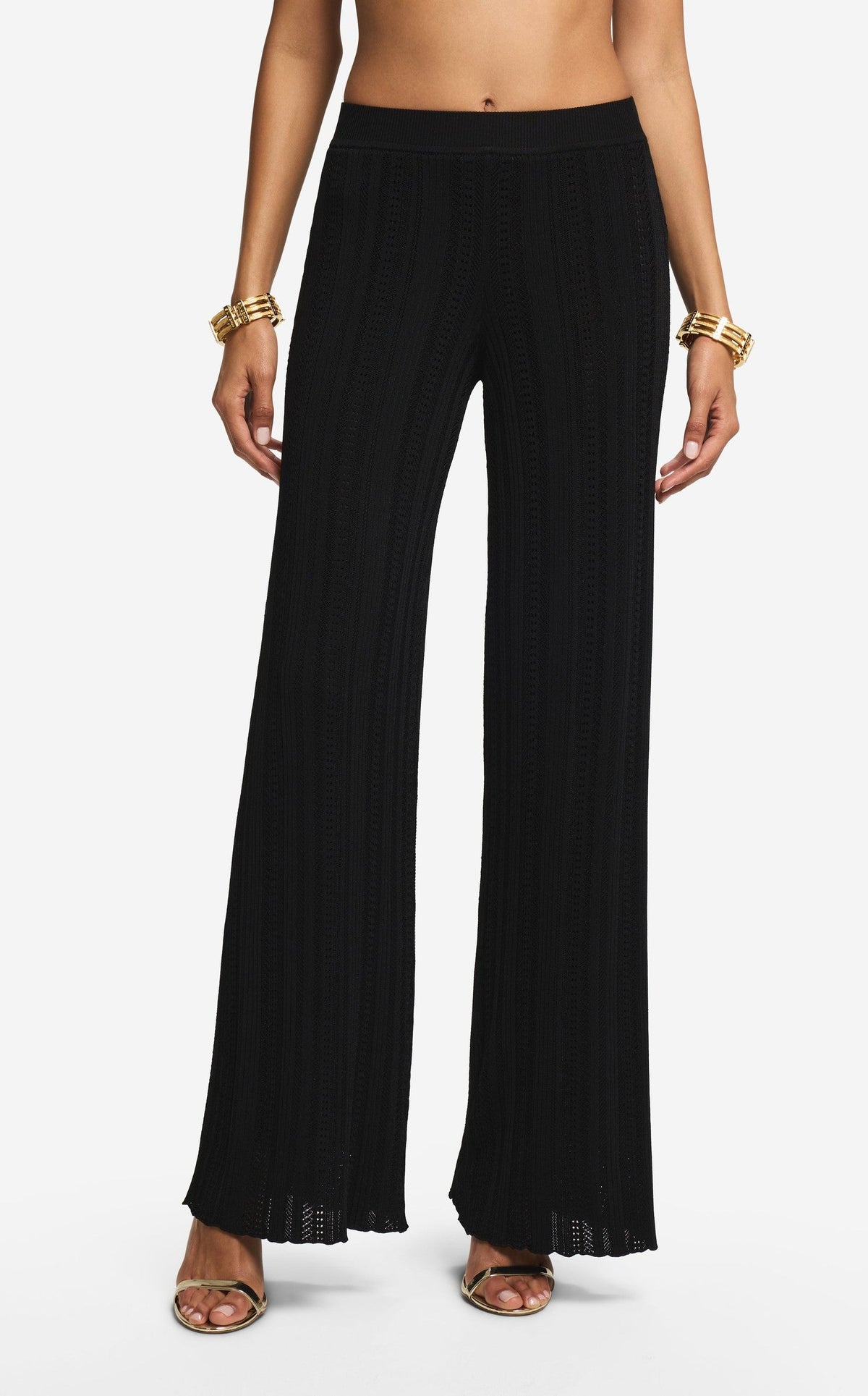 Pant in Pointelle Knit