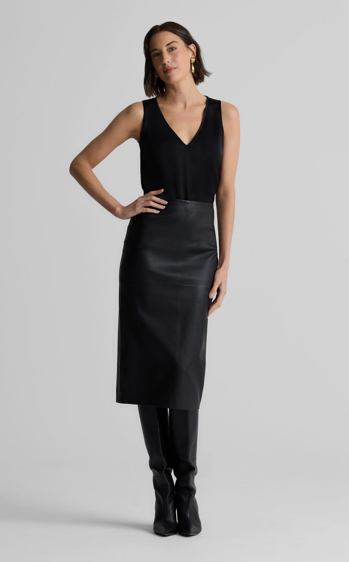 Vera Top in Liquid Satin