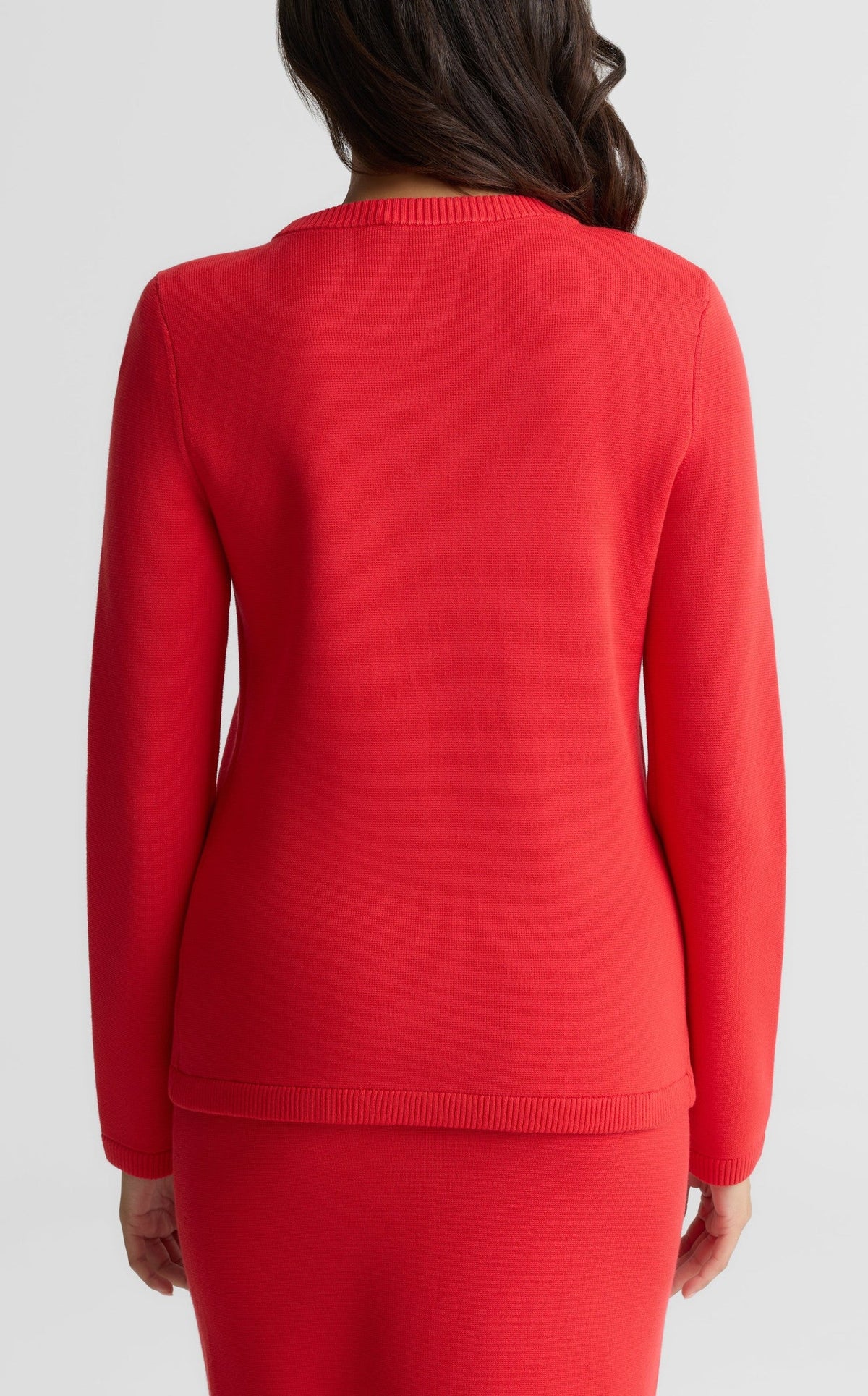 Double Breasted Crew Neck Jacket