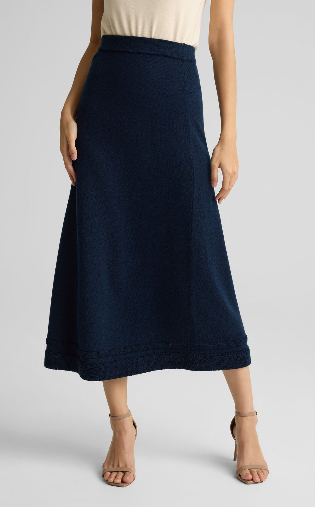Skirt In Legacy Crepe Knit