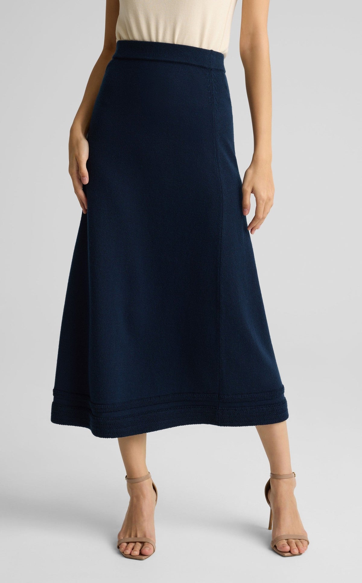 Skirt In Legacy Crepe Knit